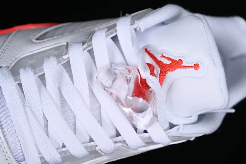 All categories Air Jordan Jordan series basketball shoes Air Jordan 5 Z version Air Jordan Retro Low AJ5 Joe 5 Knicks white blue orange low-top basketball shoes FQ1316-018
